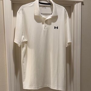 Under Armour Men's Classic White Polo